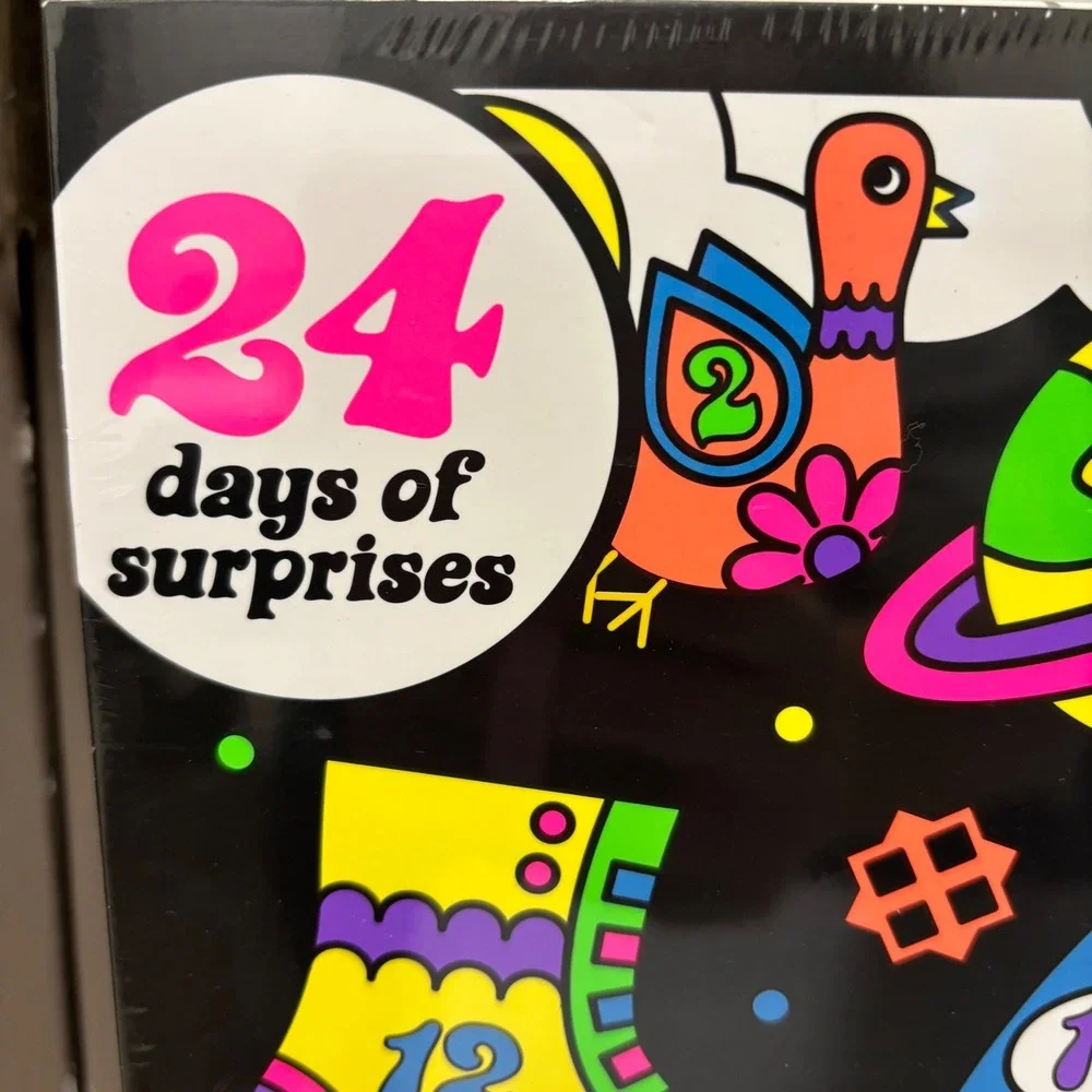 NIB Schylling NeeDoh Advent Calendar 24 Days Squishy Toy Set Multicolor Groovy